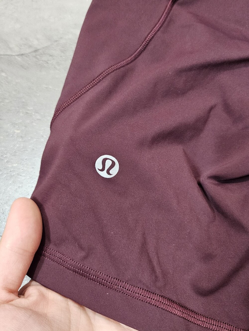Lululemon Fast And Free Short 8" *Non-Reflective. Cassis (Burgundy). Size 4. - Picture 5 of 10